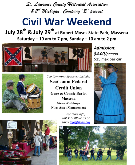 Civil War Re-enactment, Massena, NY July 28-29th, 2012